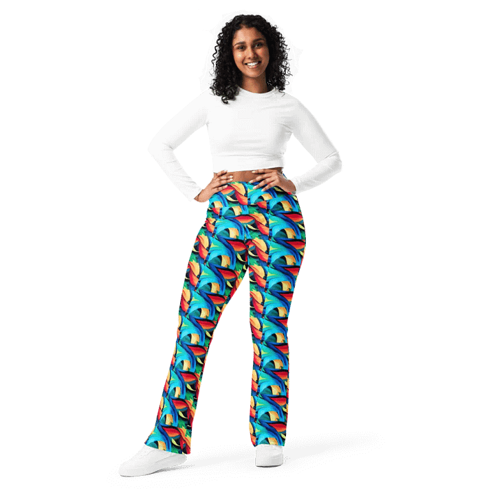 Rainbow Weave Yoga Pants product image (2)