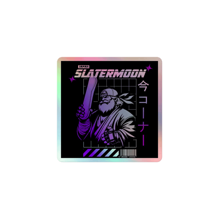Samurai Slater Holographic Sticker Sheet product image (1)
