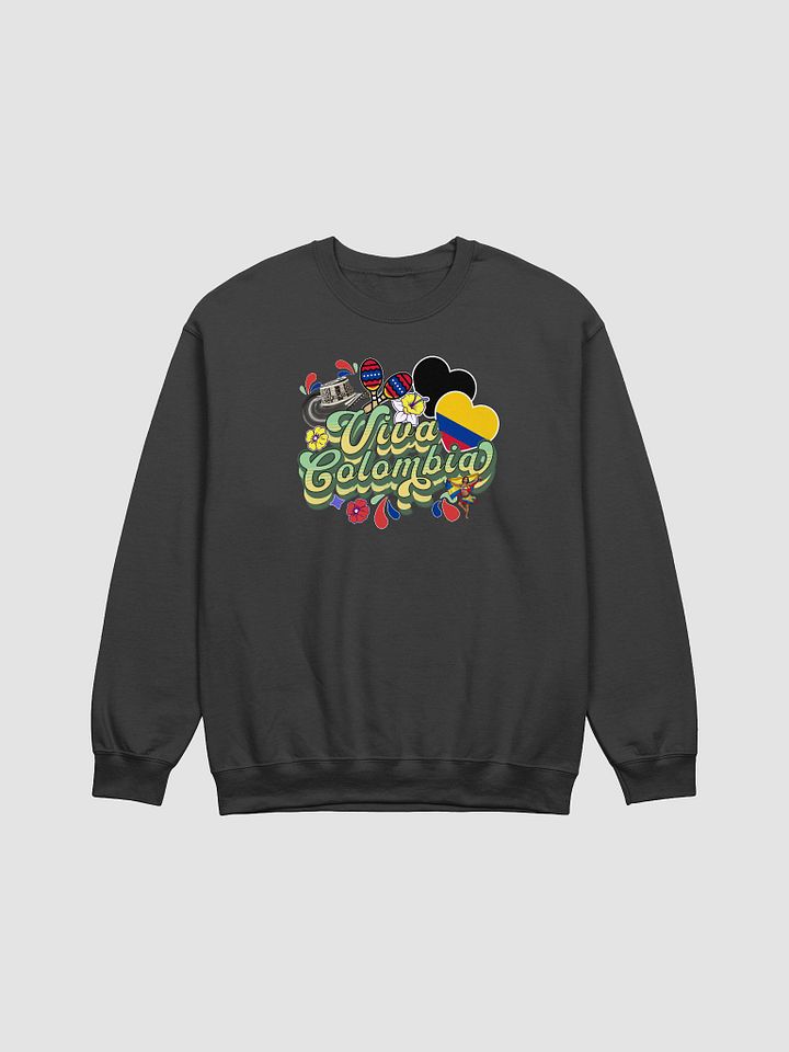 Viva Colombia Cultural Crewneck Sweatshirt product image (1)