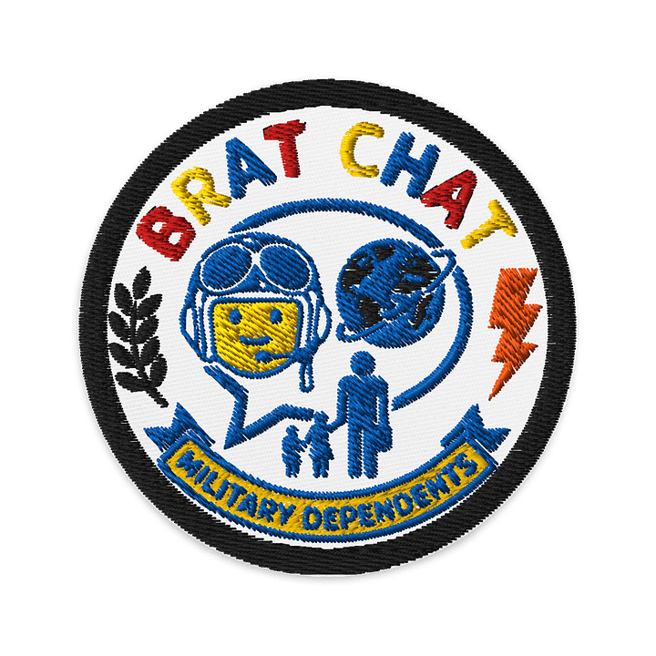 Brat Chat Military Dependent Patch product image (1)