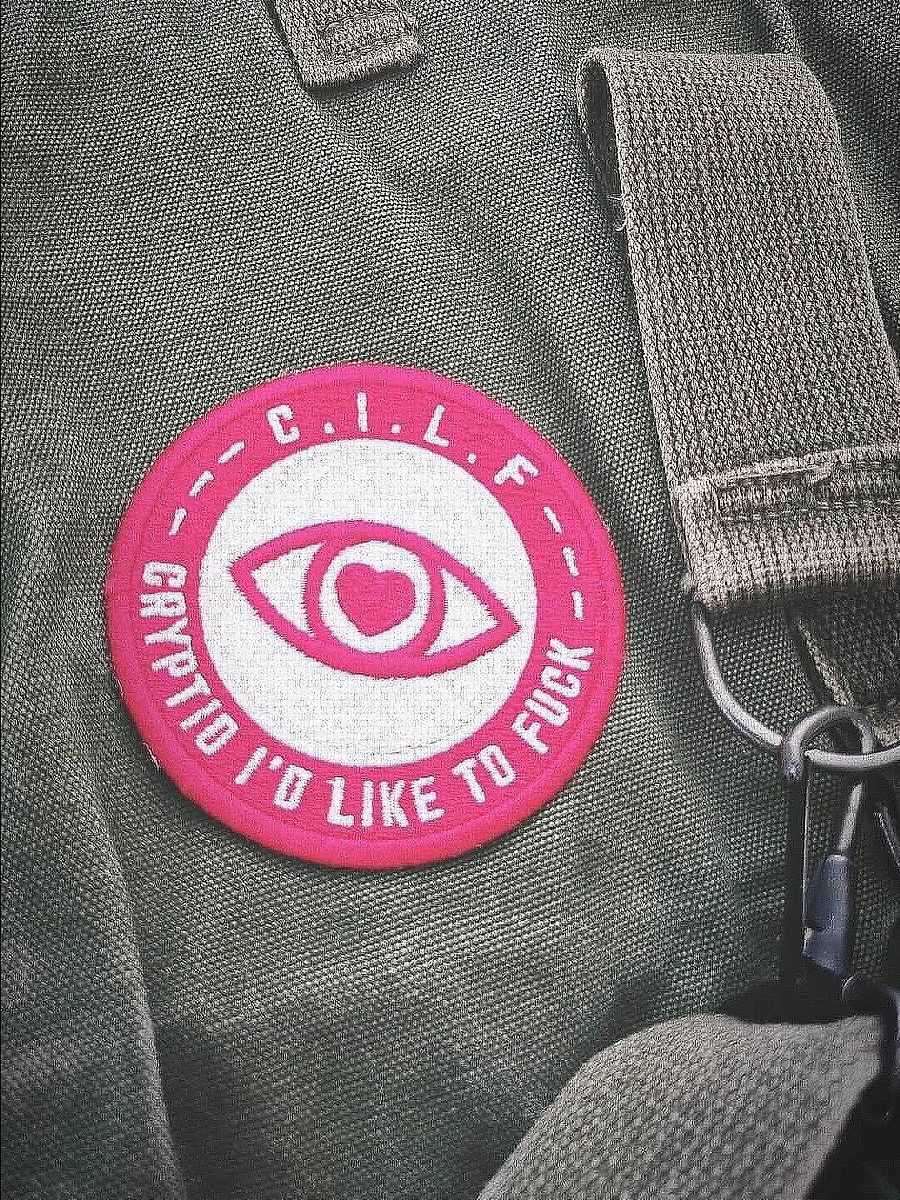 CILF (NSFW Version) Hot Pink - Embroidered Patch product image (2)