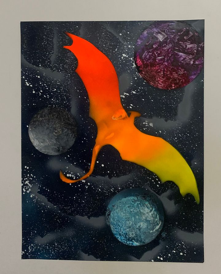 Dragon Spray paint art product image (1)