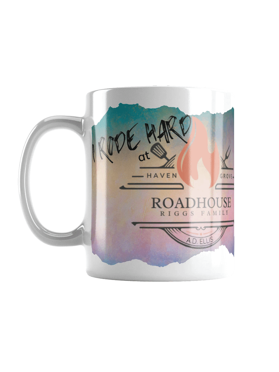 Rode Hard at the Roadhouse White Glossy Mug product image (2)