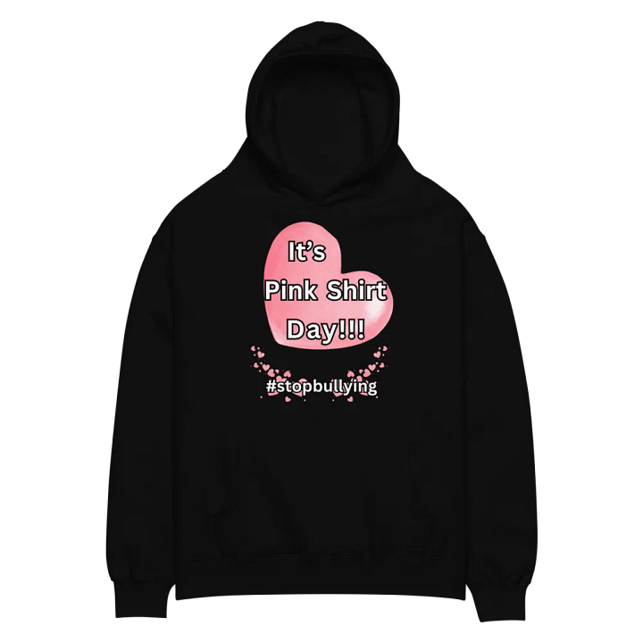 Pink Heart Stop Bullying Hoodie product image (2)