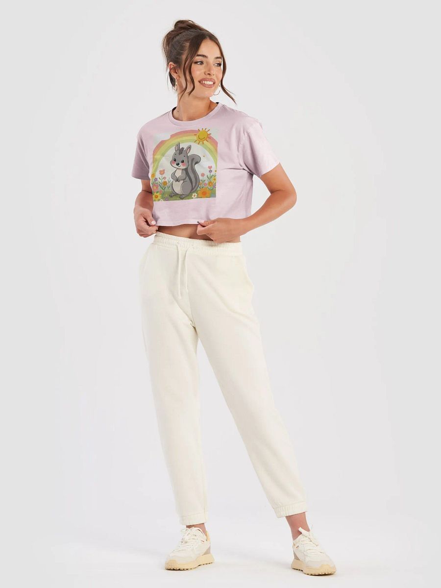 Sunshine Squirrel Women's Crop Top product image (5)