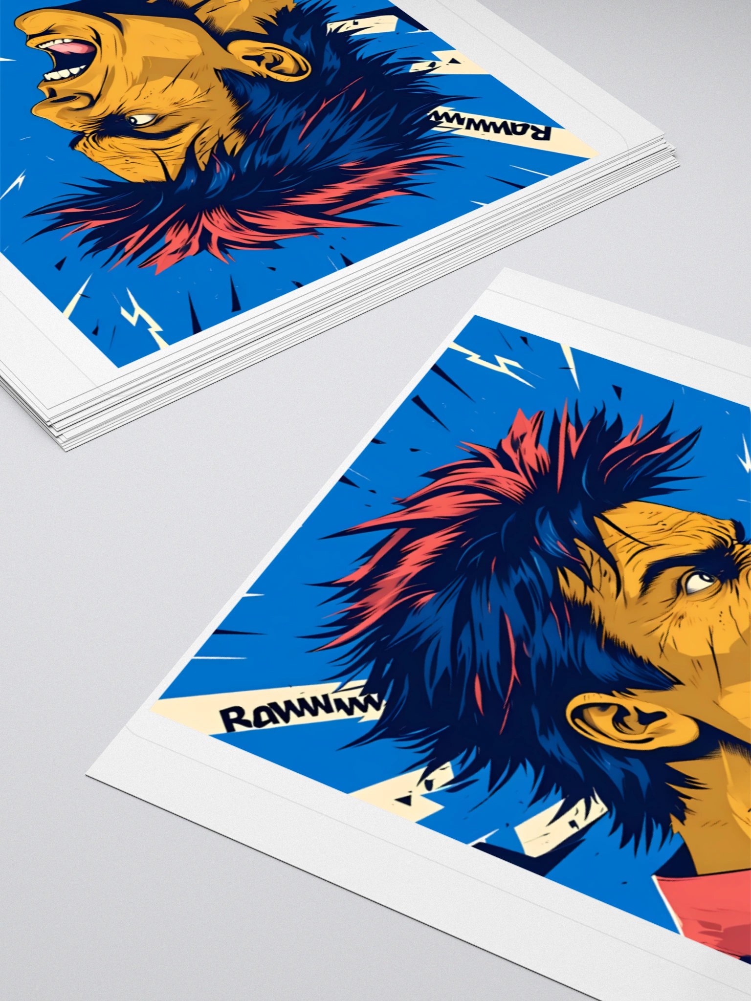 Screaming Rage | Rawww | Kiss Cut Sticker product image (11)