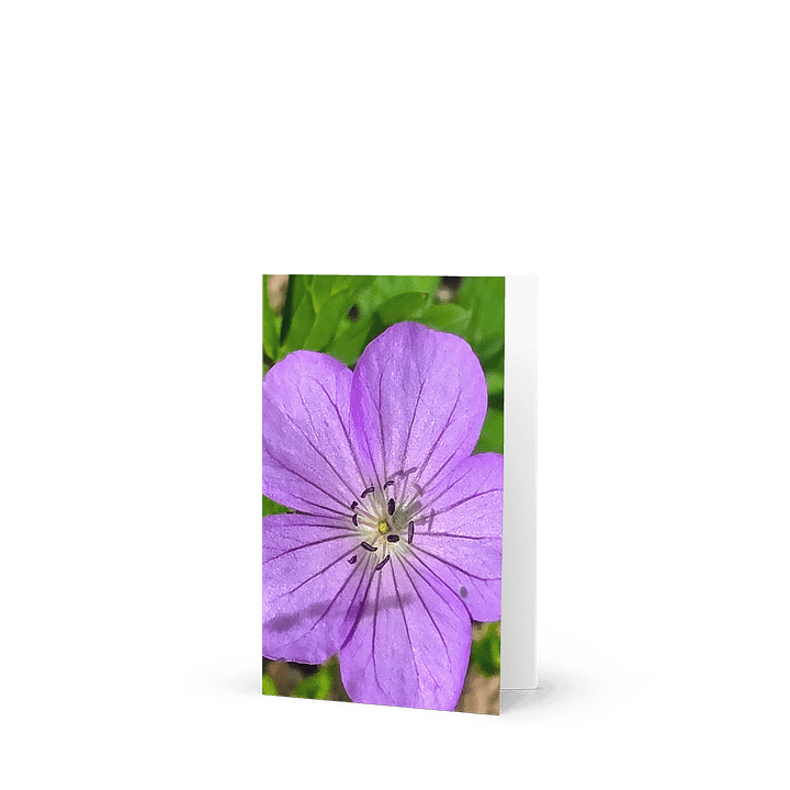 Purple Petals Greeting Card product image (1)