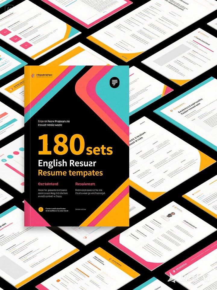 180 sets of English resume templates/英文履歷模板180套 product image (1)