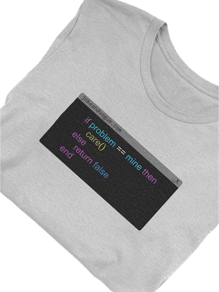 T-shirt - Care product image (1)