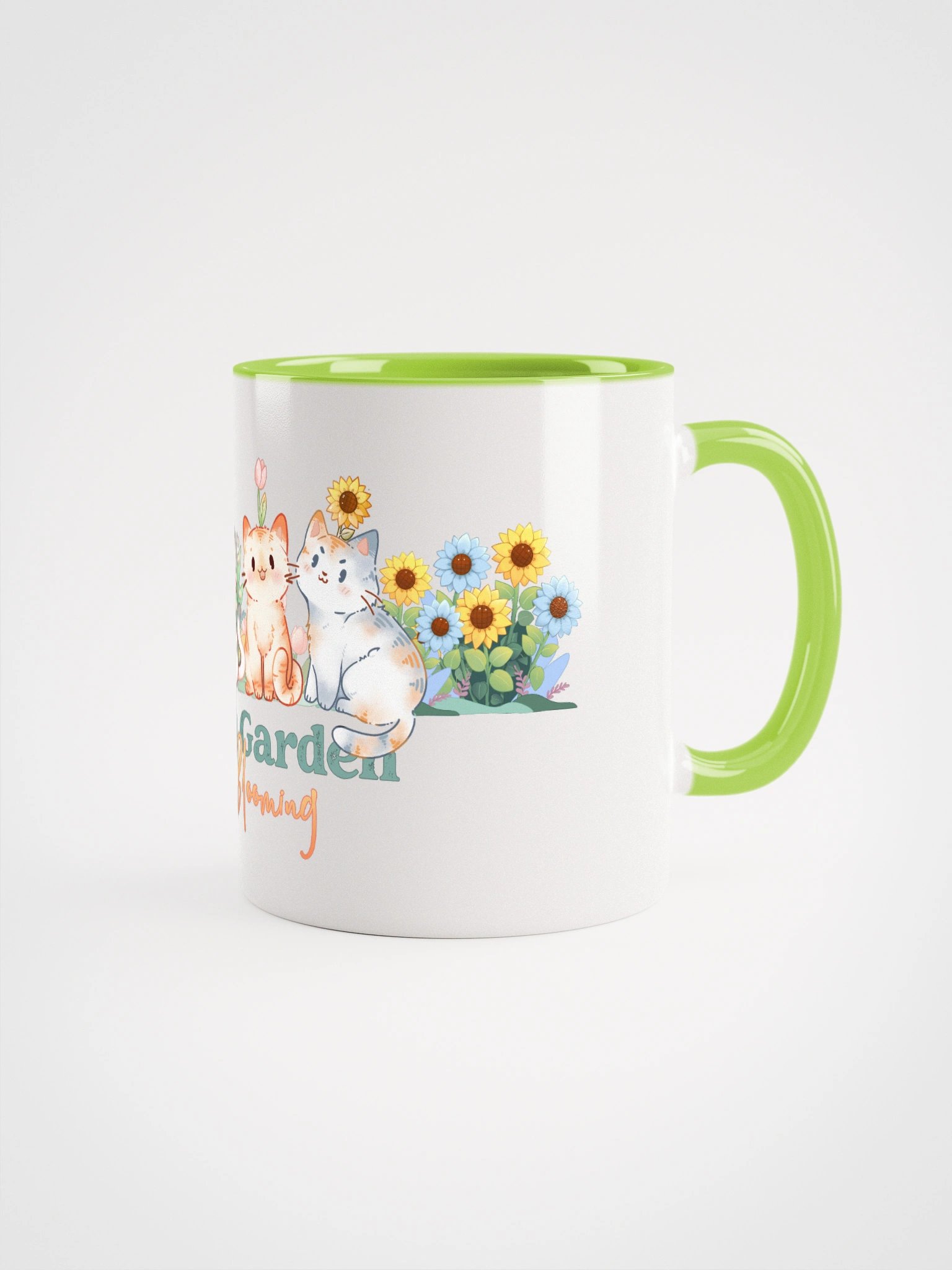 Life is a cat garden - colored mug product image (2)
