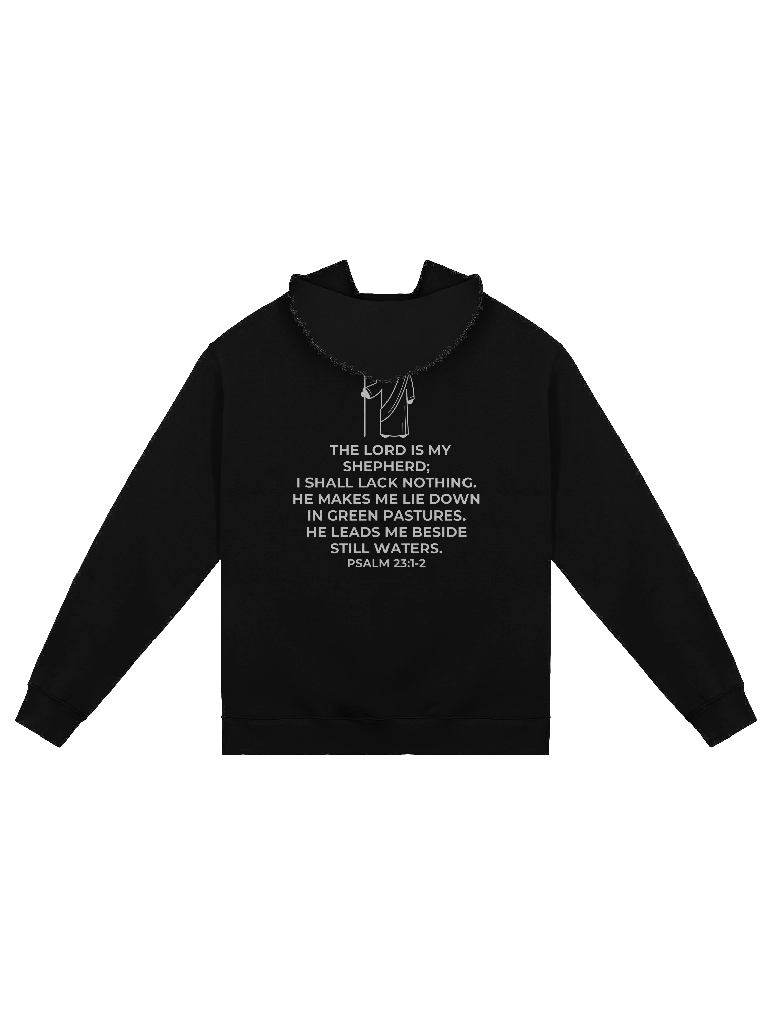 Psalm 23:1 Eclipse Oversized Hoodie product image (3)