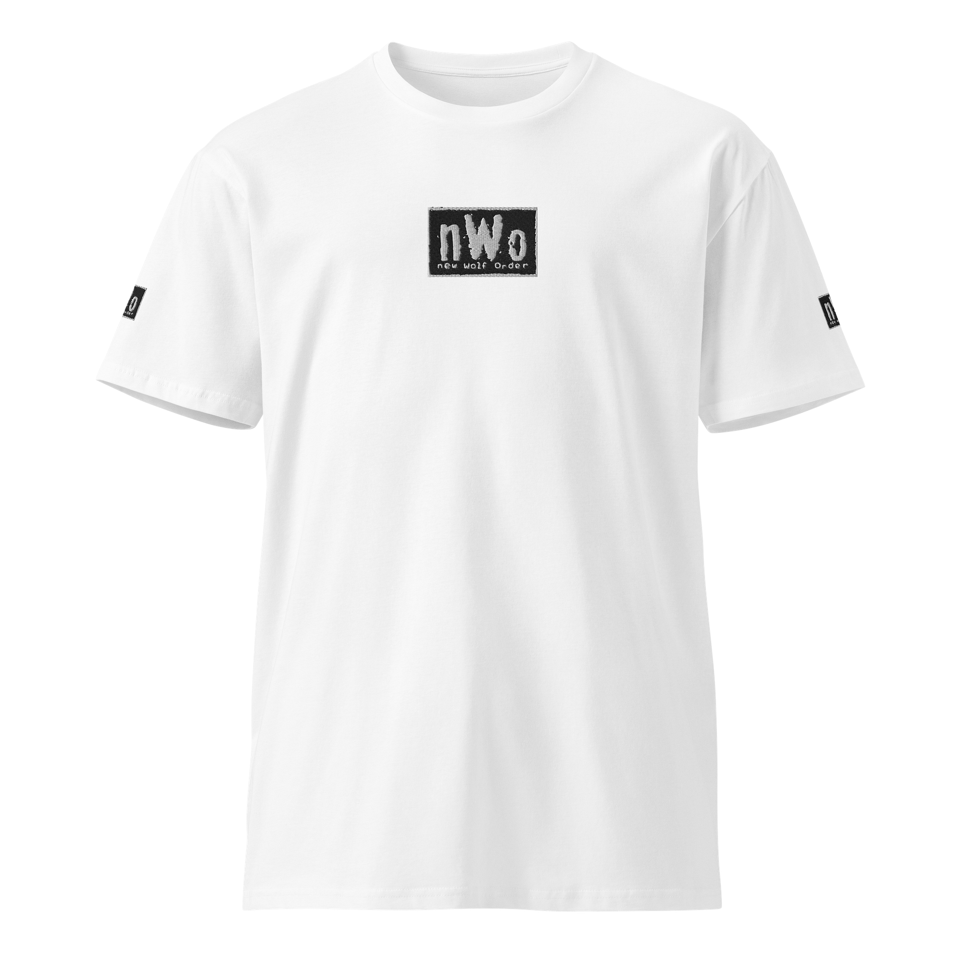 nWo Distressed Small Logo Men’s T-Shirt product image (1)