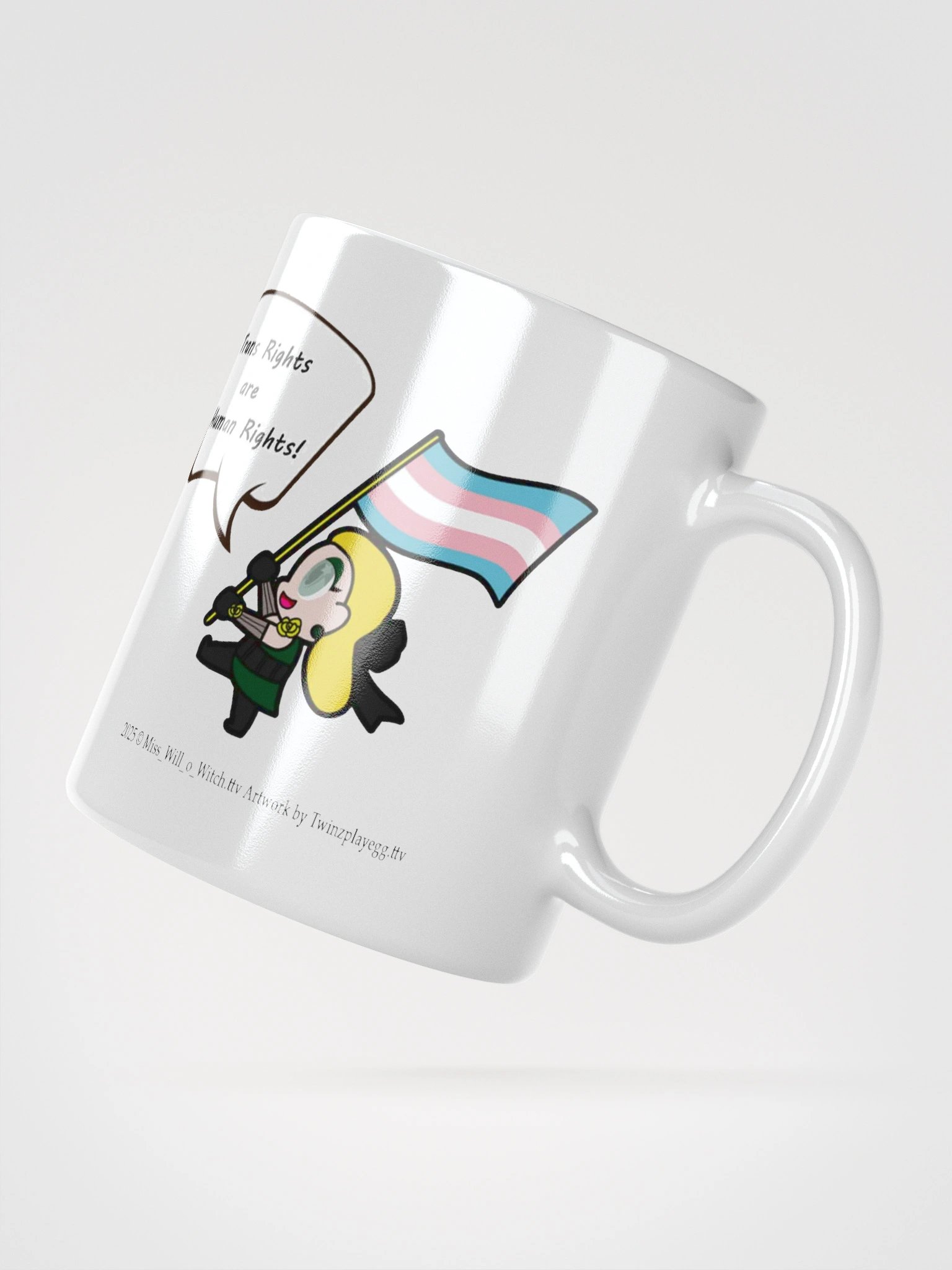 Miss Willow Pride 25 Trans Rights Mug product image (5)