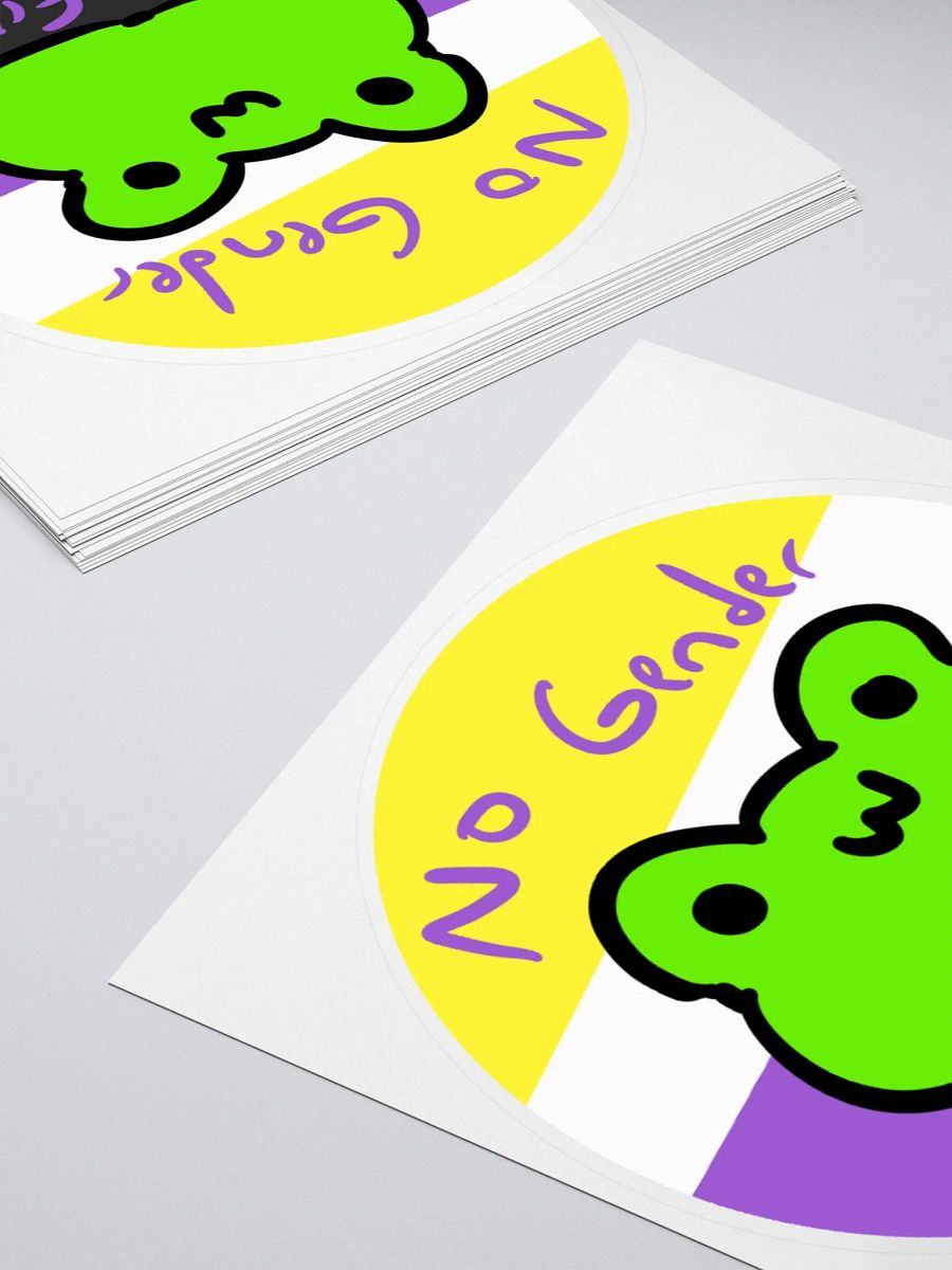 No Gender Only Frog Sticker product image (4)