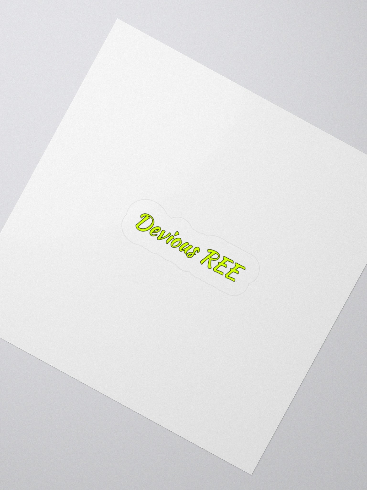 Devious REE. Meme Sticker. product image (2)