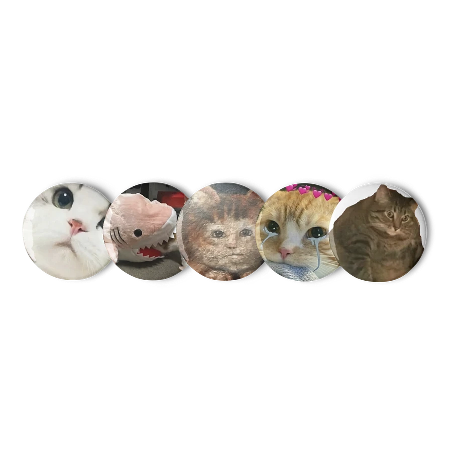 Set of Pin Buttons: Meme Cats 14 product image (11)