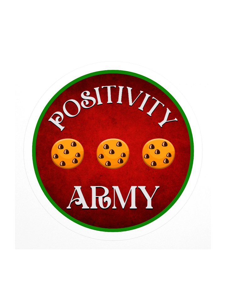 Positivity Army Sticker product image (1)