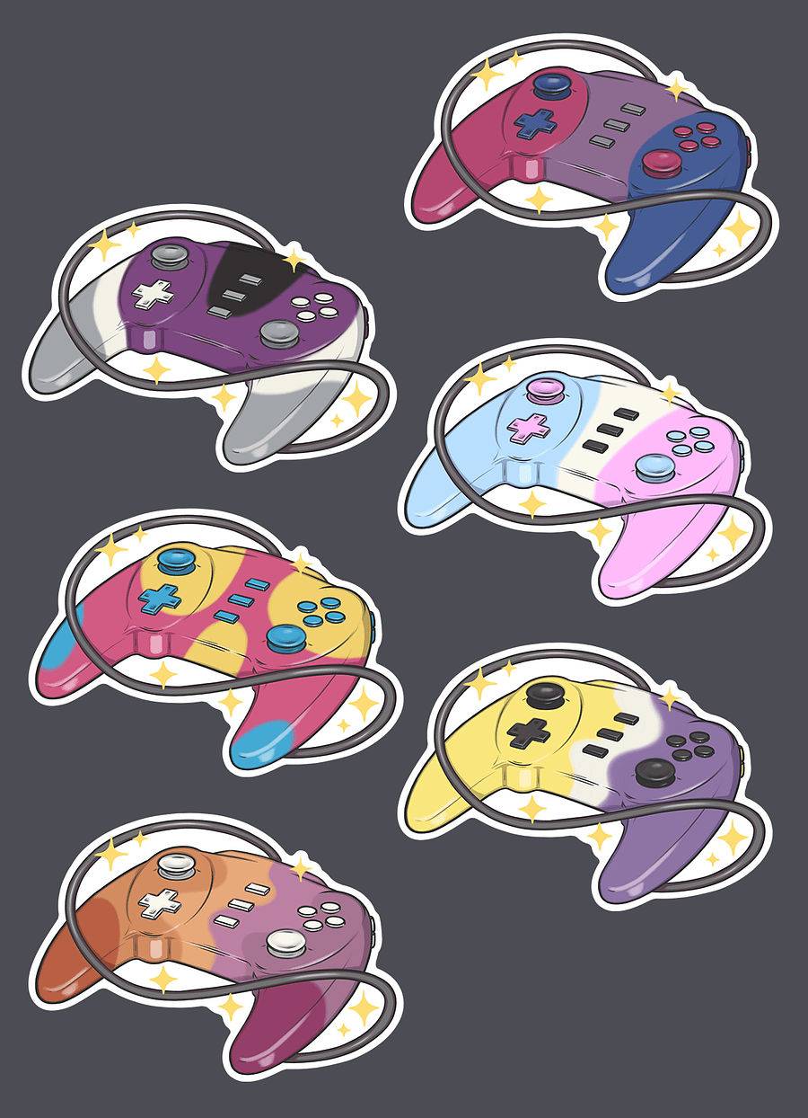 sticker : gay-min controller product image (3)