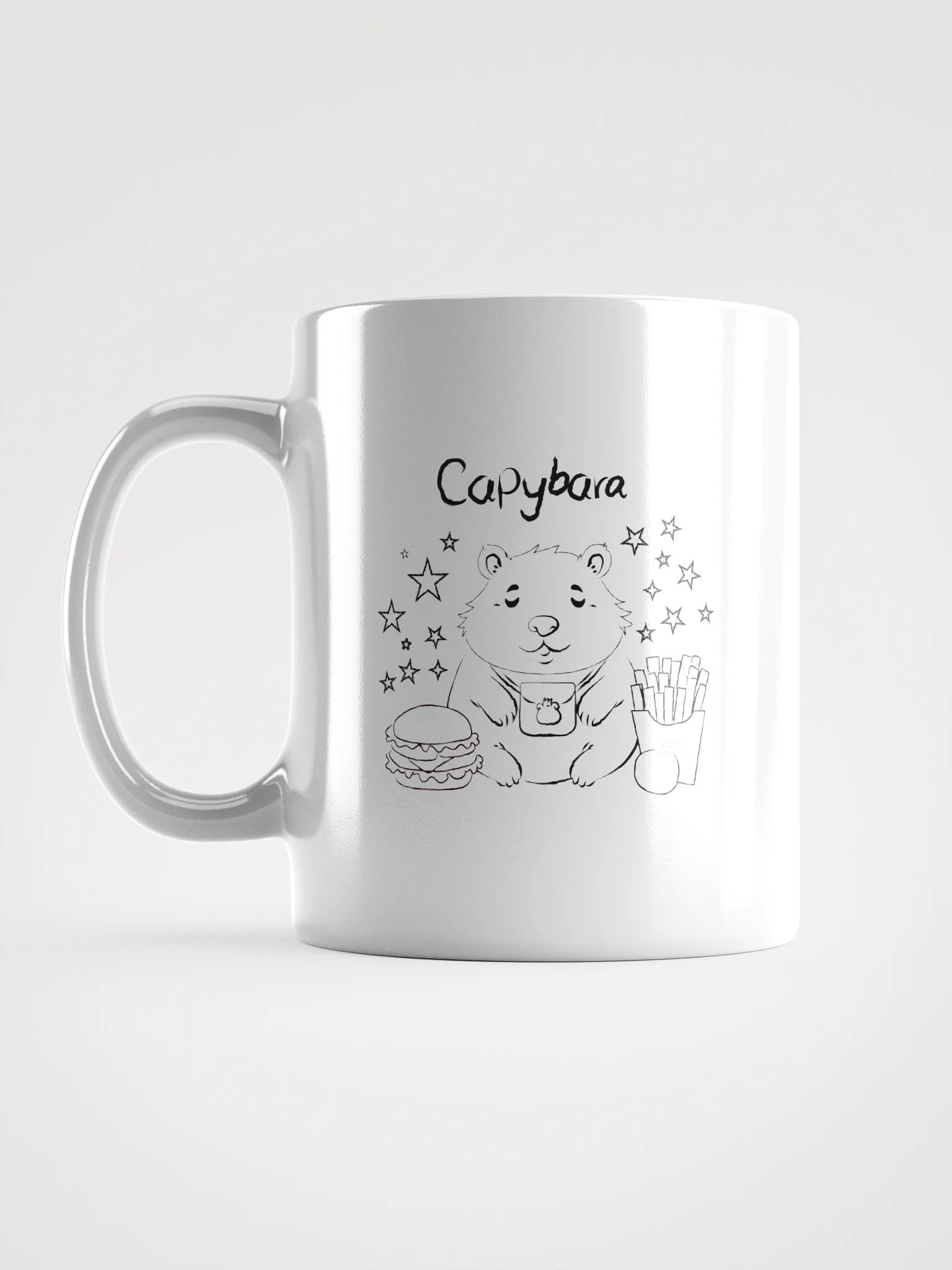Capybara's Lunch Break Ceramic Mug product image (17)