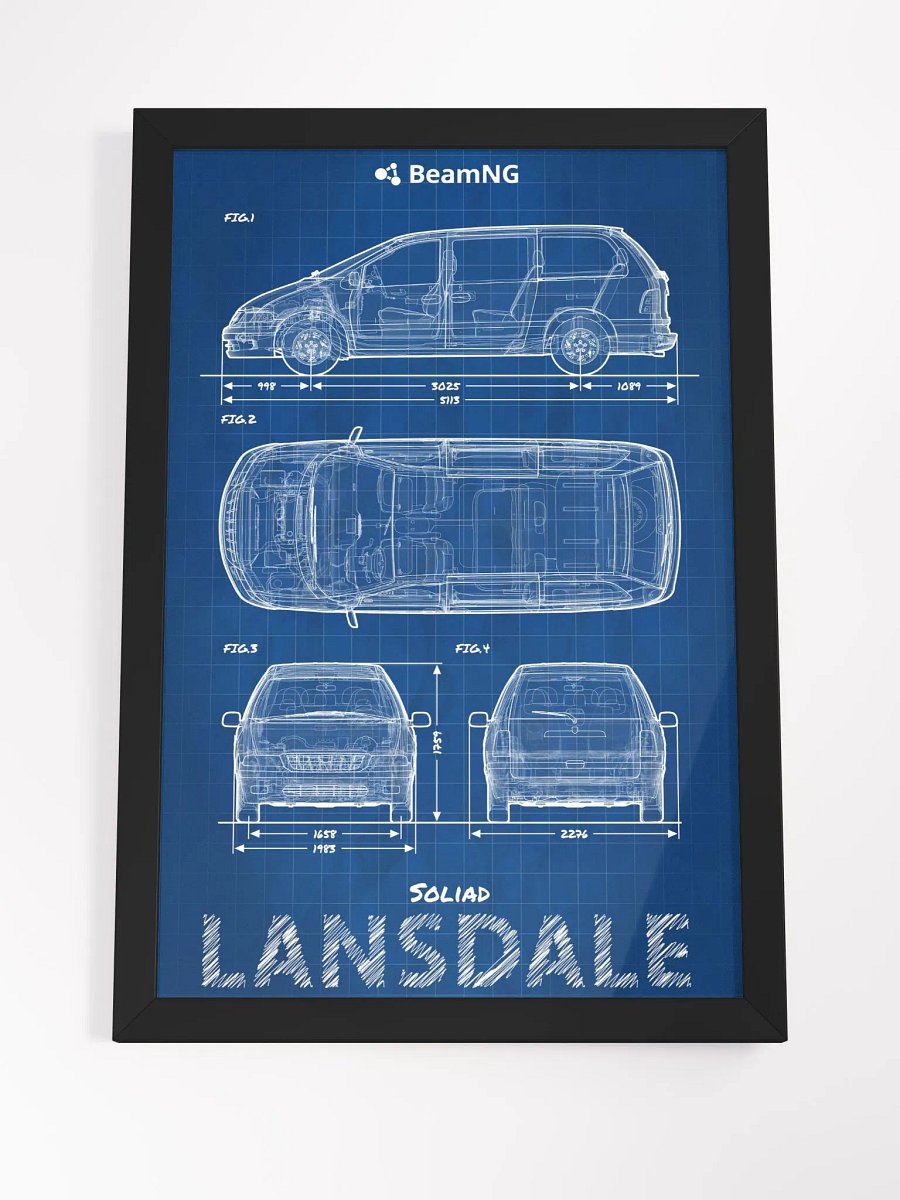 Framed Poster: Soliad Lansdale Blueprint product image (4)