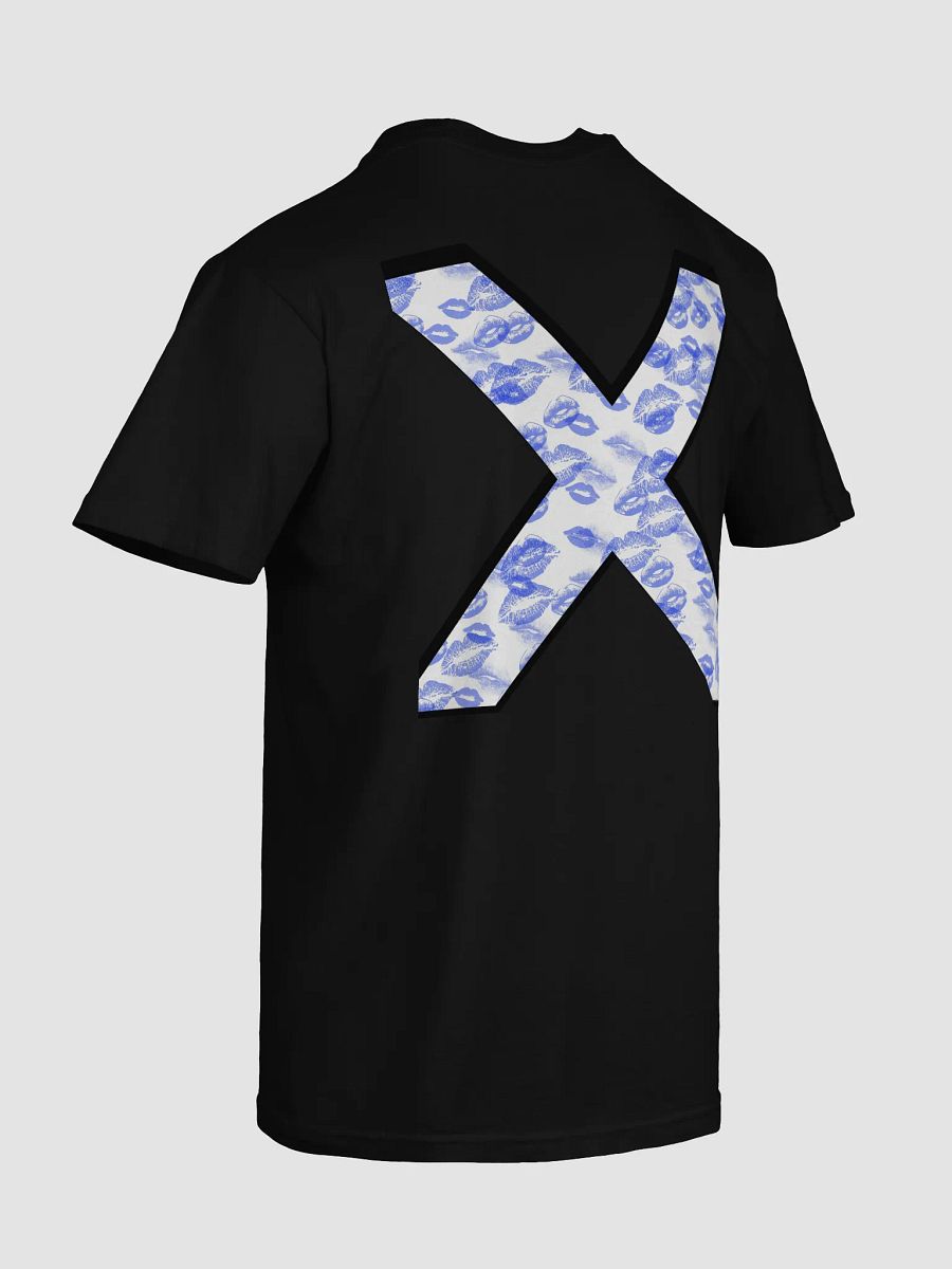 White X Blue Lipstick Kisses Shirt product image (99)