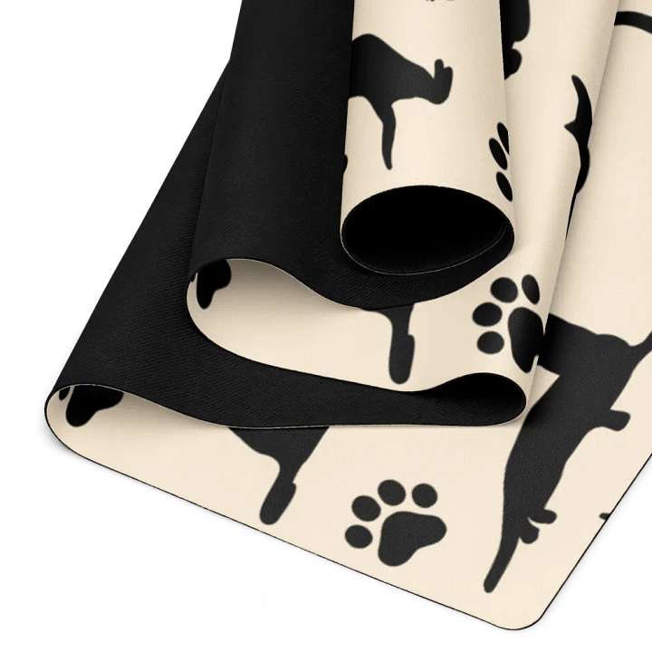 Cat Silhouette Yoga Mat: Perfect for Cat Lovers and Yoga Enthusiasts product image (2)