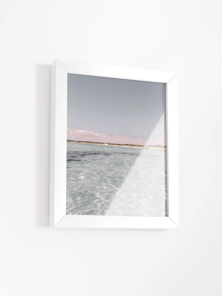 Mediterranean Beach - Framed High-Quality Matte Poster product image (2)