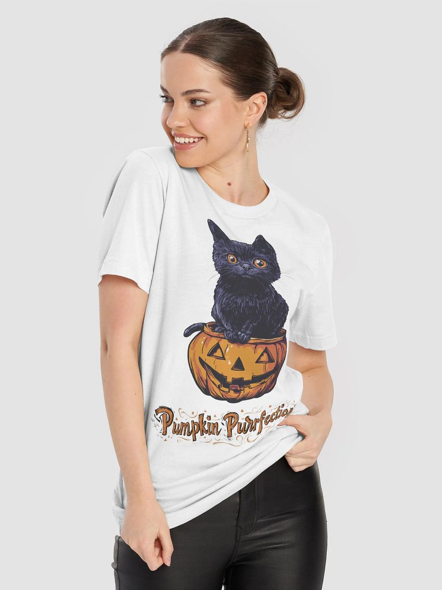 Pumpkin Purrfection - Halloween Cat T-Shirt product image (8)