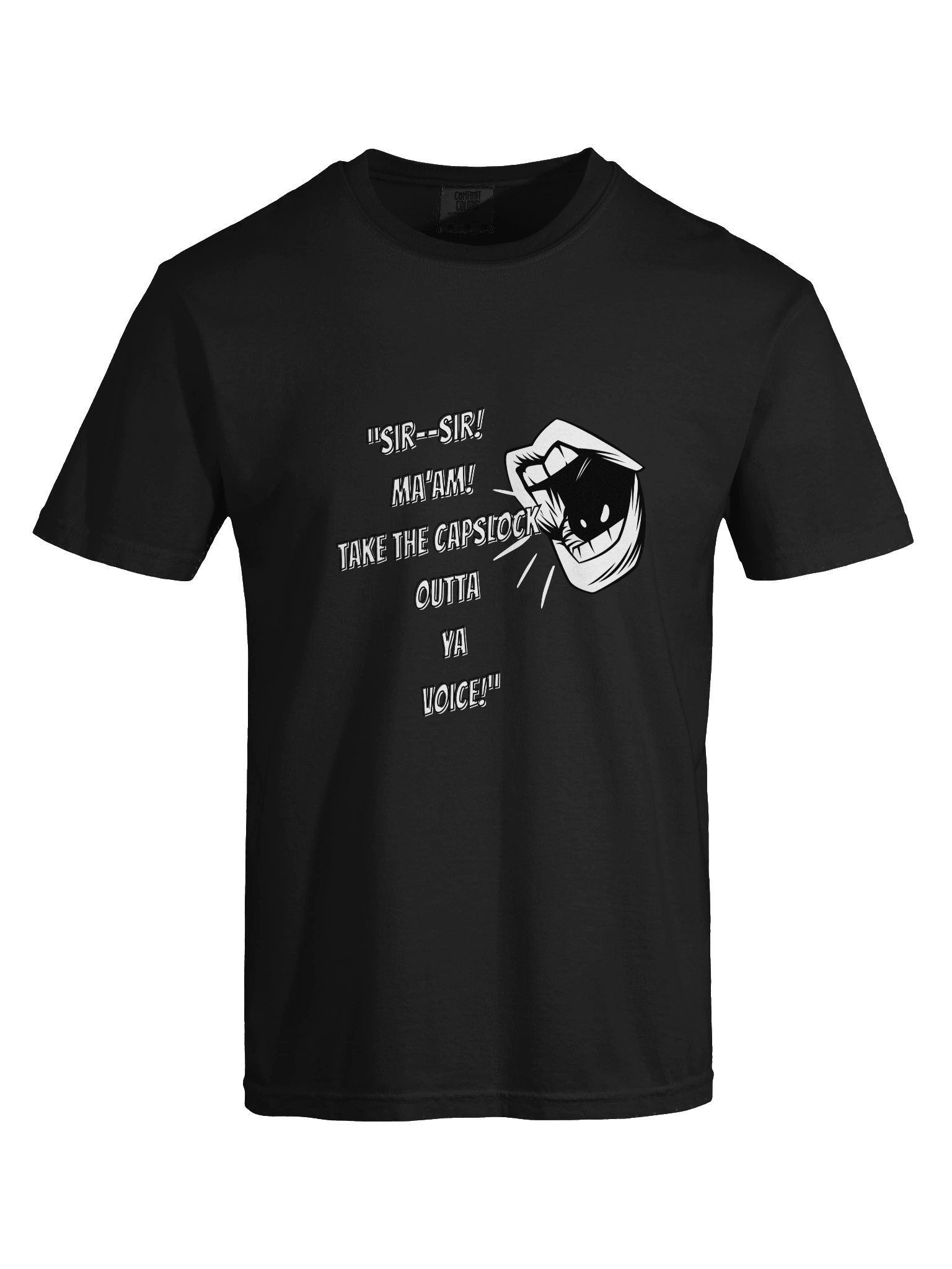 "Take The Caps Off" Dark Dyed T-shirt product image (39)