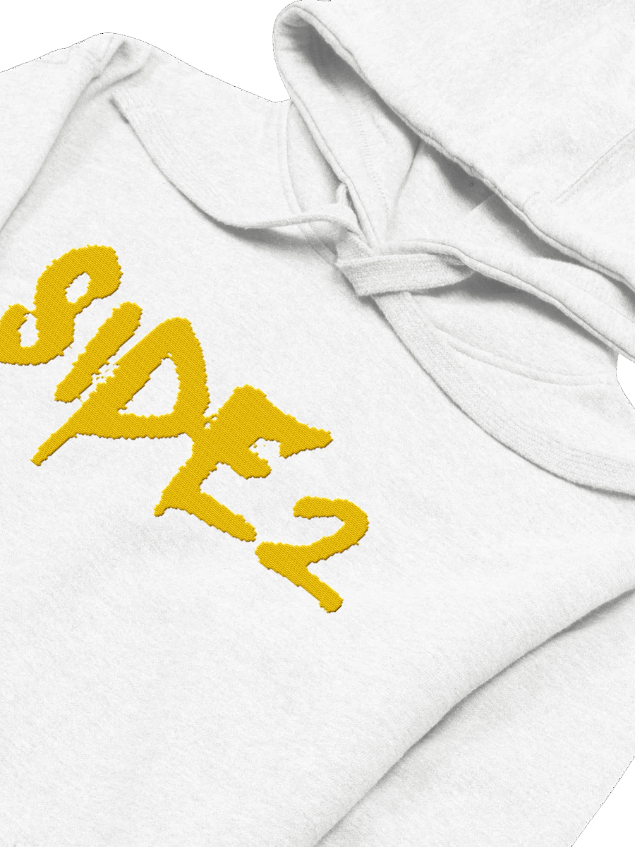 Side2 Hoodie White/Gold Unisex product image (3)