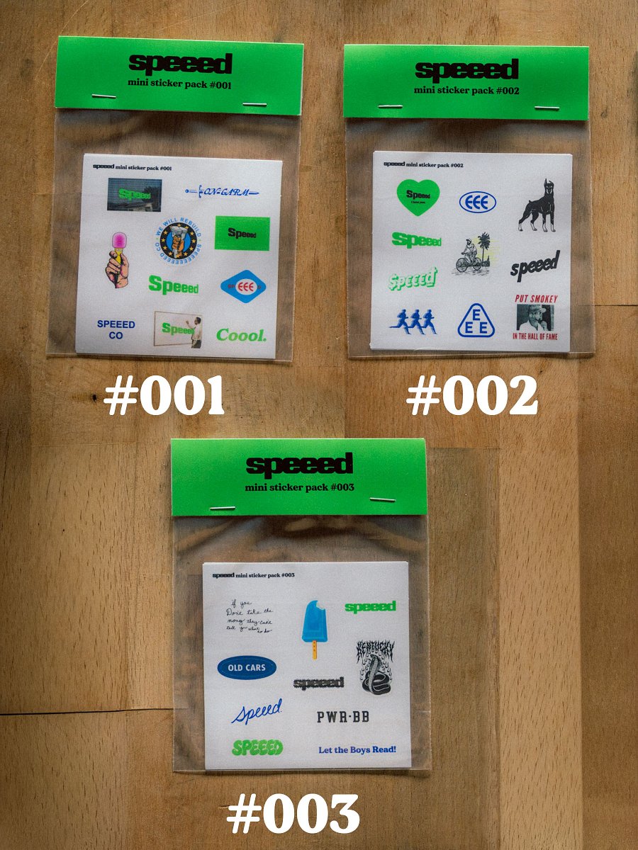 Speeed Mini Sticker Sticker Packs product image (2)