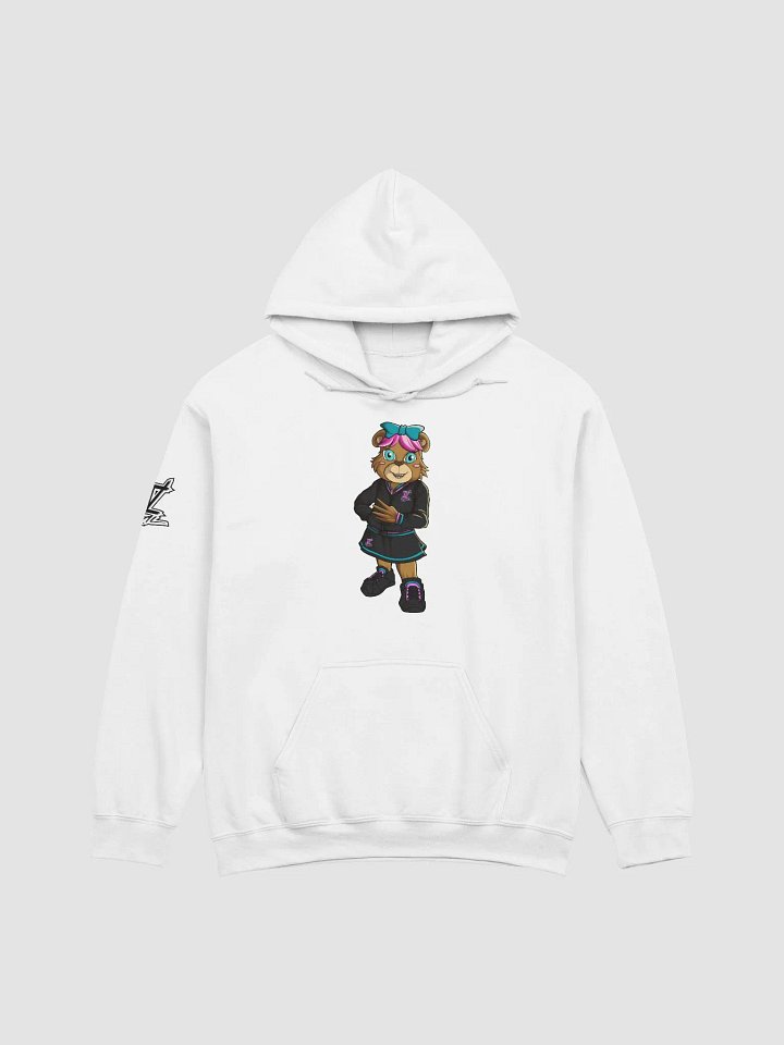 Standing Girl Bear White Classic Hoodie product image (1)