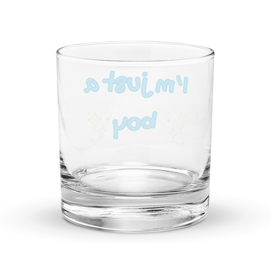 Just a boy whiskey glass product image (4)