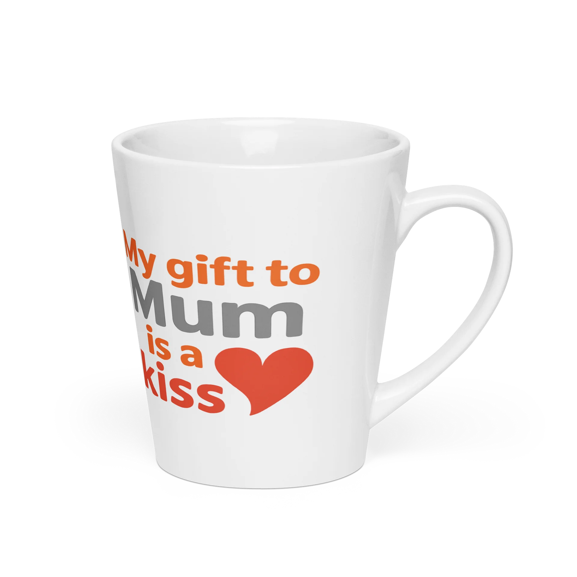 Mum's Kiss Latte Mug product image (2)