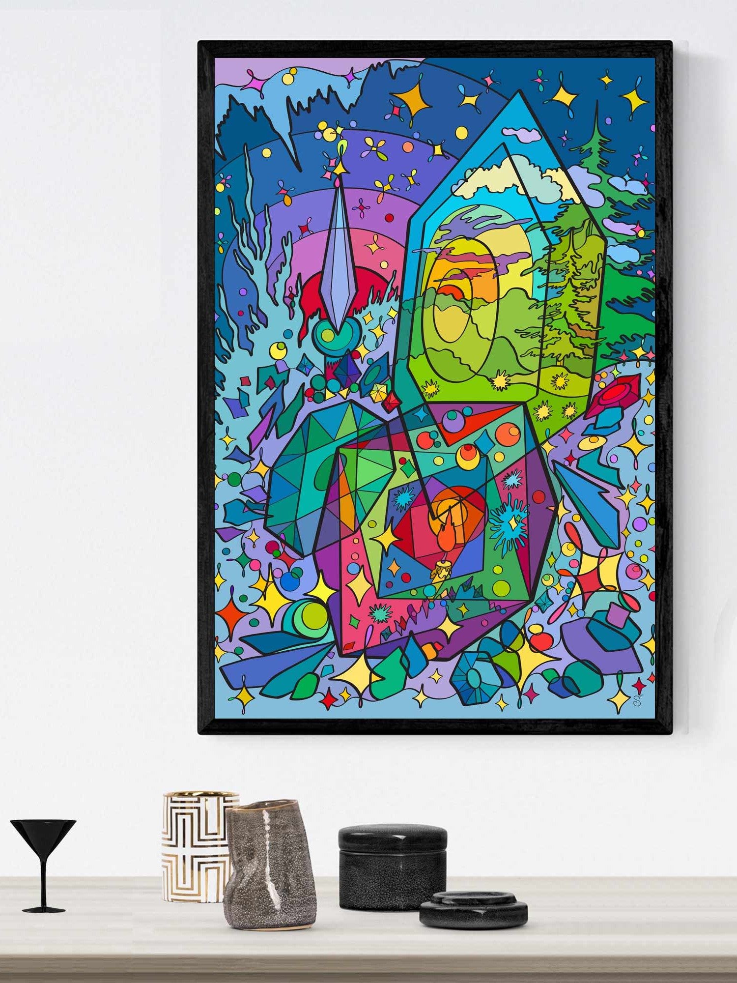 Vibrant Matte Poster Print - Prism of Times product image (8)