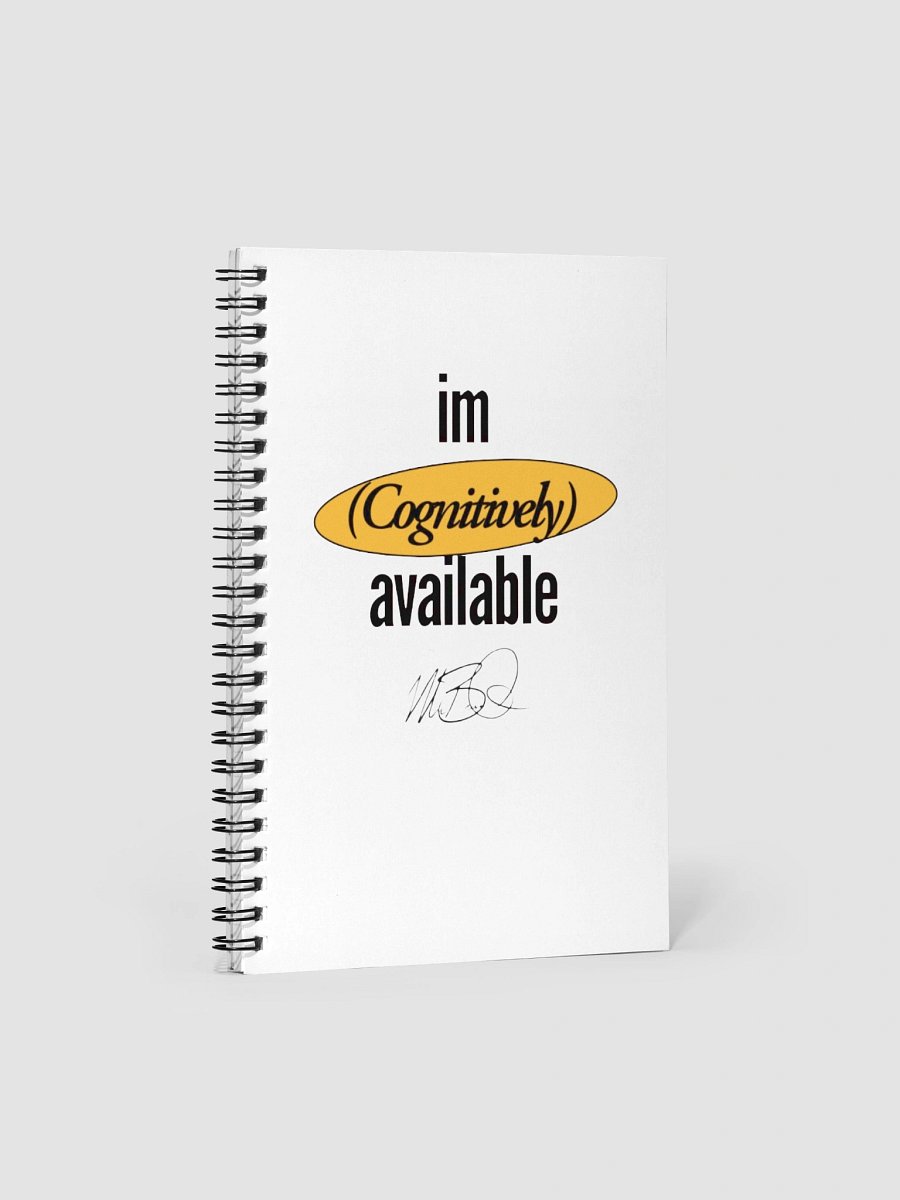 MrBiscuitSpeaks I'm (Cognitively) Available Journal product image (1)