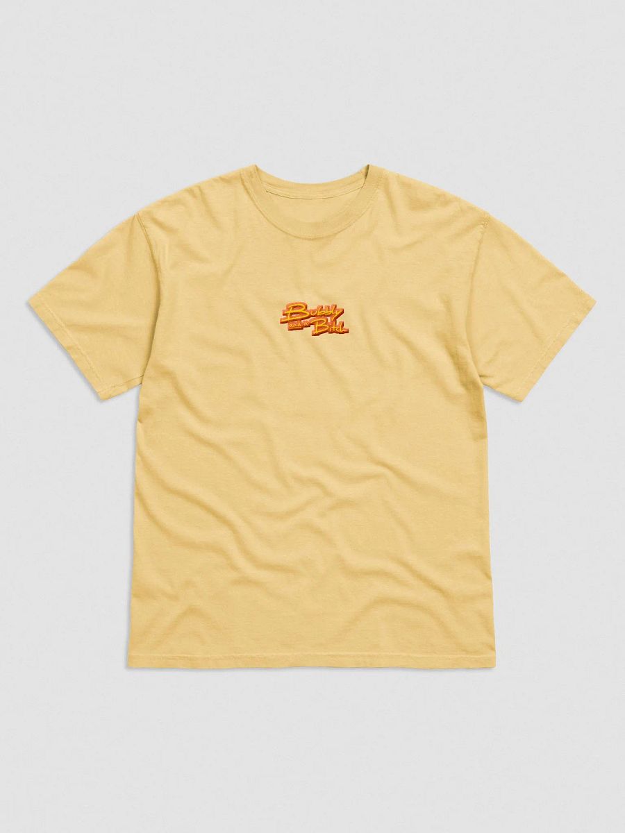 Bubbly and a B*tch embroidered garment-dyed tee (yellow/orange bubble design) product image (1)