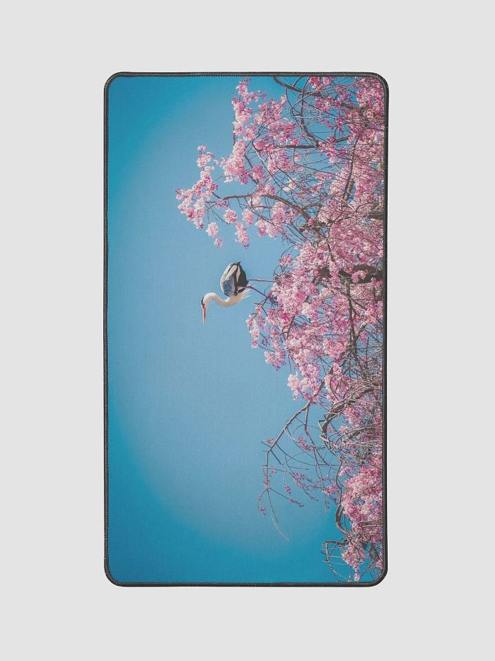 Dani Photography Series: Kyoto Bird Desk Mat 12" x 22" product image (1)