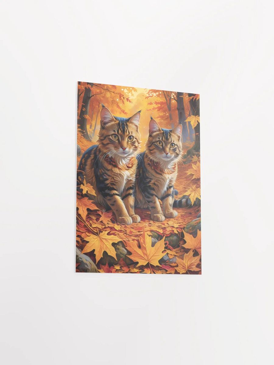 Autumn Feline Harmony Poster product image (7)