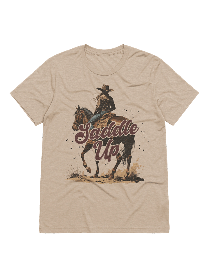 The "Saddle Up" Vintage Triblend T-shirt product image (2)