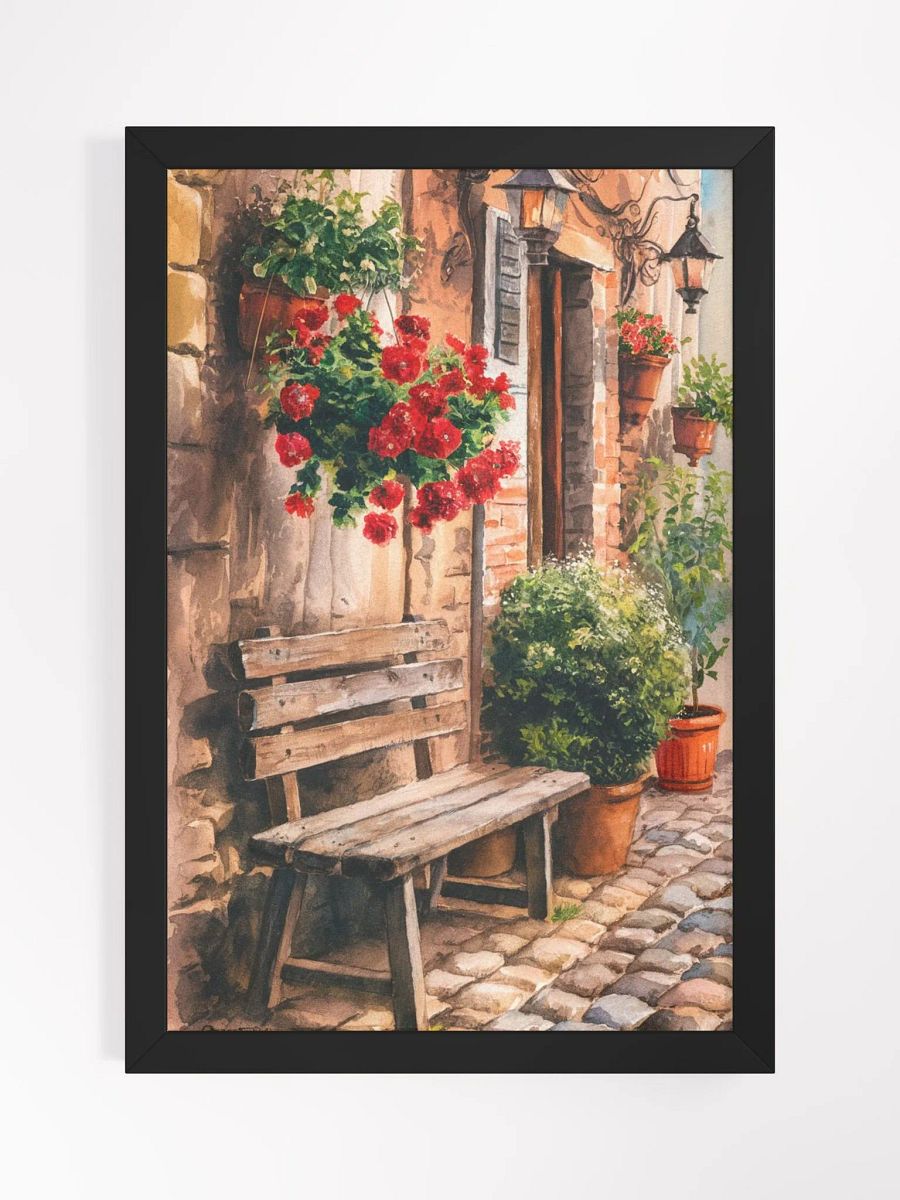 Tranquil European Nook Framed Poster product image (1)