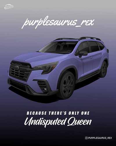 Straight up impossible to miss. 💜✨
@purplesaurus_rex is rolling in a purple 2023 Subaru Ascent Onyx, and this beast needed ar...