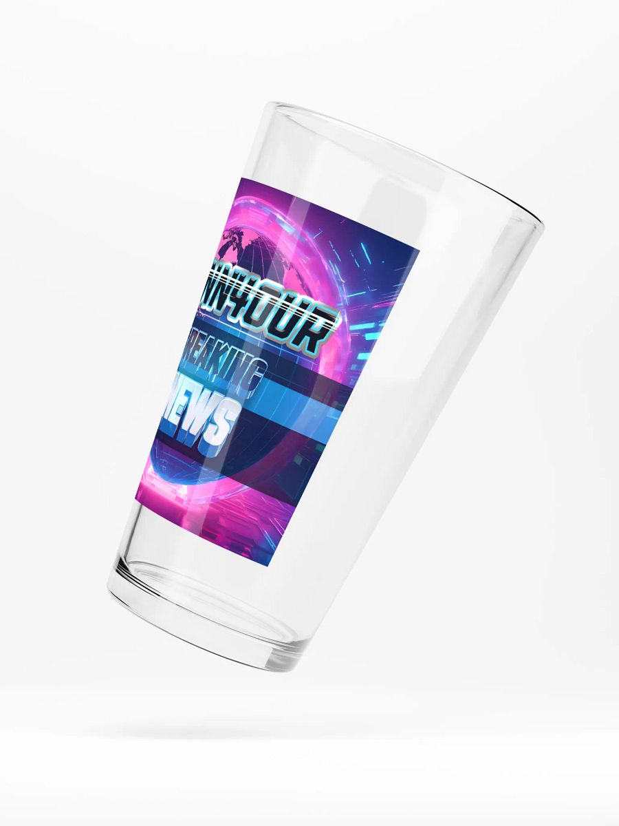 TeNN4OUR Breaking News Shaker Pint Glass product image (5)