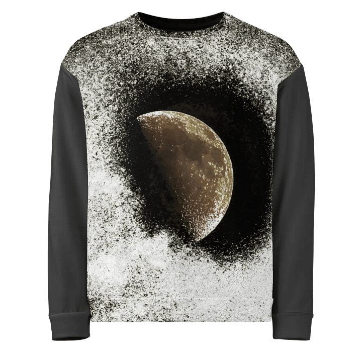 Darker Disintegrating Moon Unisex Sweatshirt product image (2)