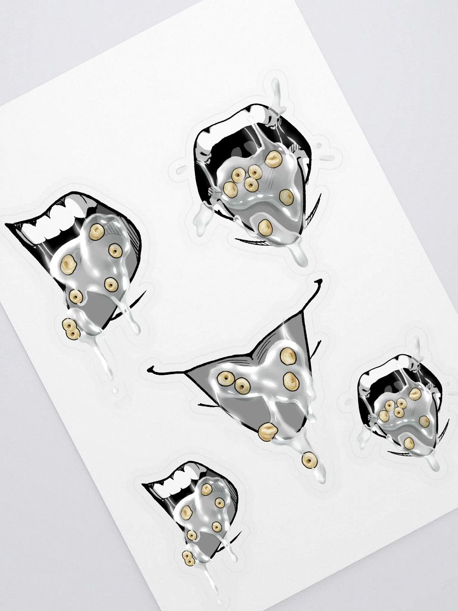 Milk Cereal Mouths Stickers product image (1)