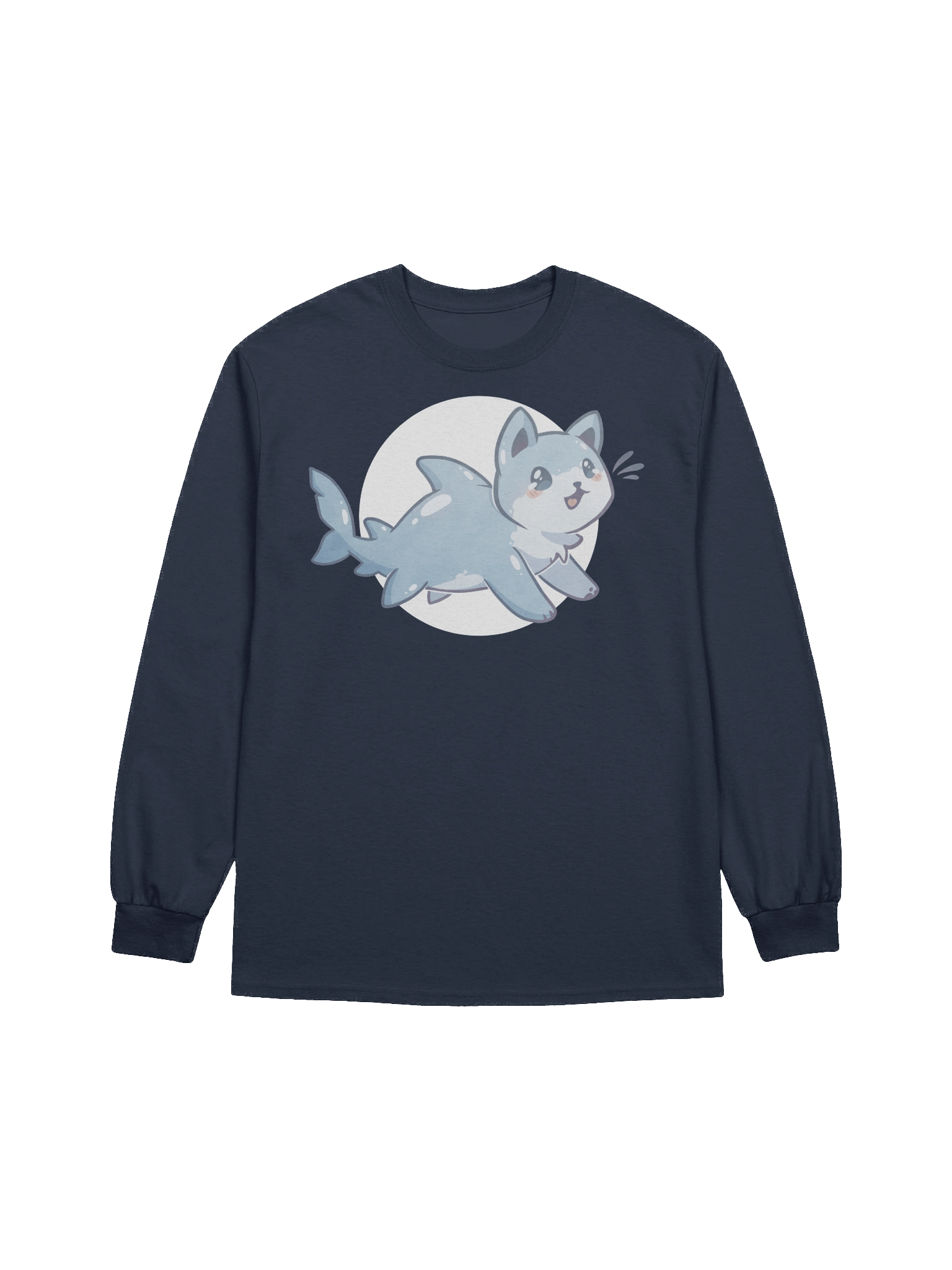 CATSHARK - White shark - long sleeve shirt product image (11)