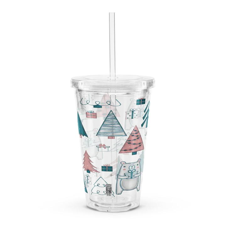 Festive Bears Christmas Acrylic Tumbler product image (2)