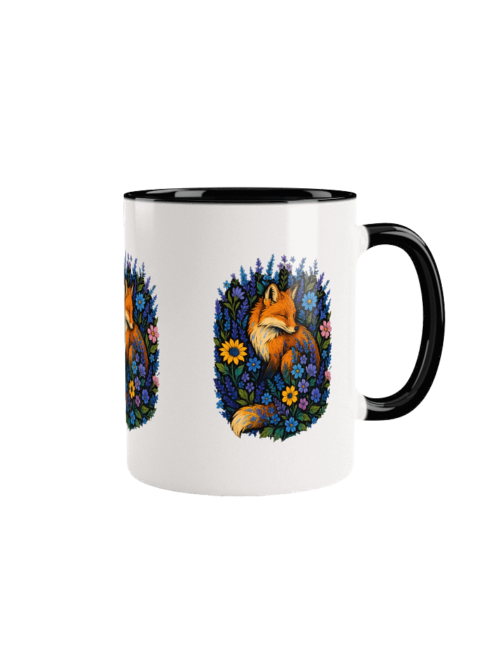 Cottagecore Fox Mug With Wildflower Meadow And Enchanted Forest Style product image (9)
