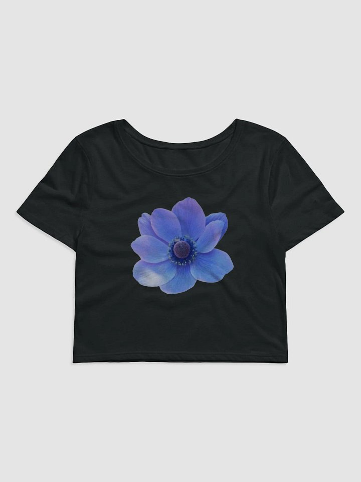 Blue Petal Symphony Crop Tee product image (1)