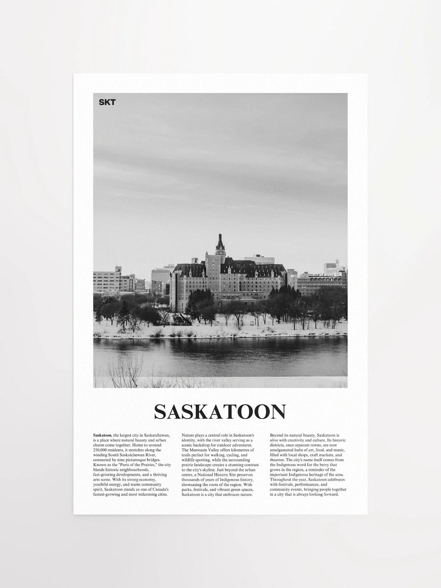 Saskatoon 01 Newspaper Poster product image (5)